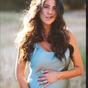 Satin theory dress size 6 NON MATERNITY